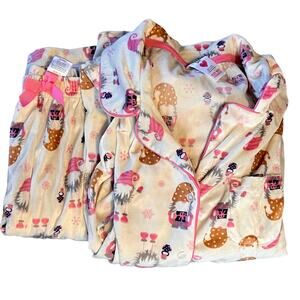 Sleep & Co Women's Gnome Winter Pajama Set. Size XL